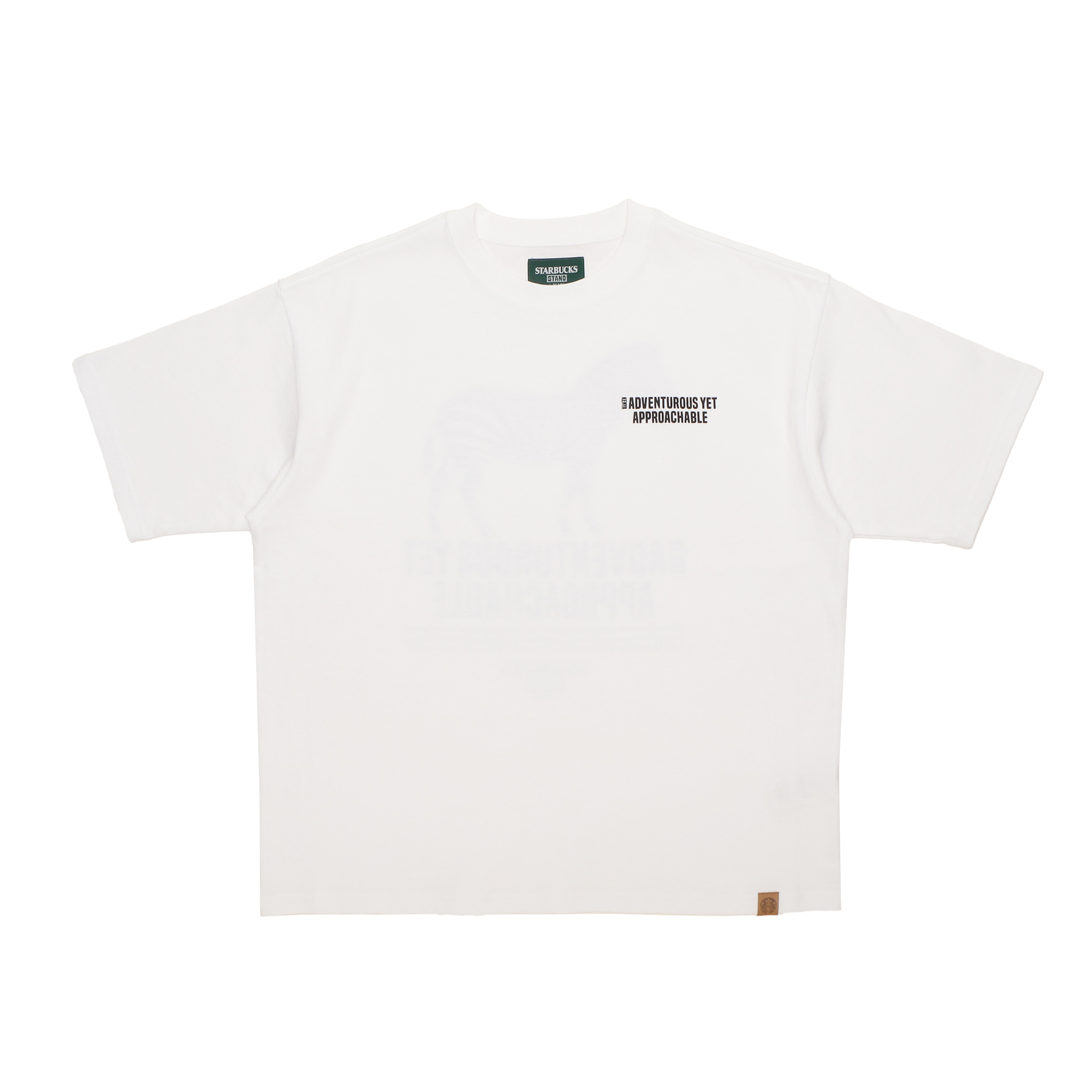 STARBUCKS STAND by BEAMS アニマルプリントTシャツ ゼブラ ホワイト STARBUCKS STAND by BEAMS アニマルプリントTシャツ ゼブラ ホワイト