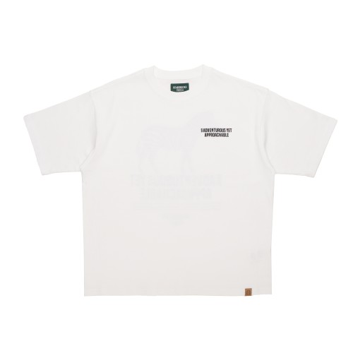 アニマルプリントTシャツ ゼブラ ホワイト