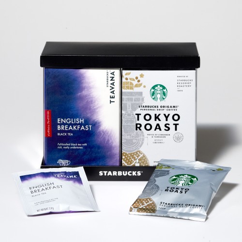 スターバックス® ティバーナ™ イングリッシュ ブレックファスト&スターバックス オリガミ® TOKYO ロースト ギフトアソート