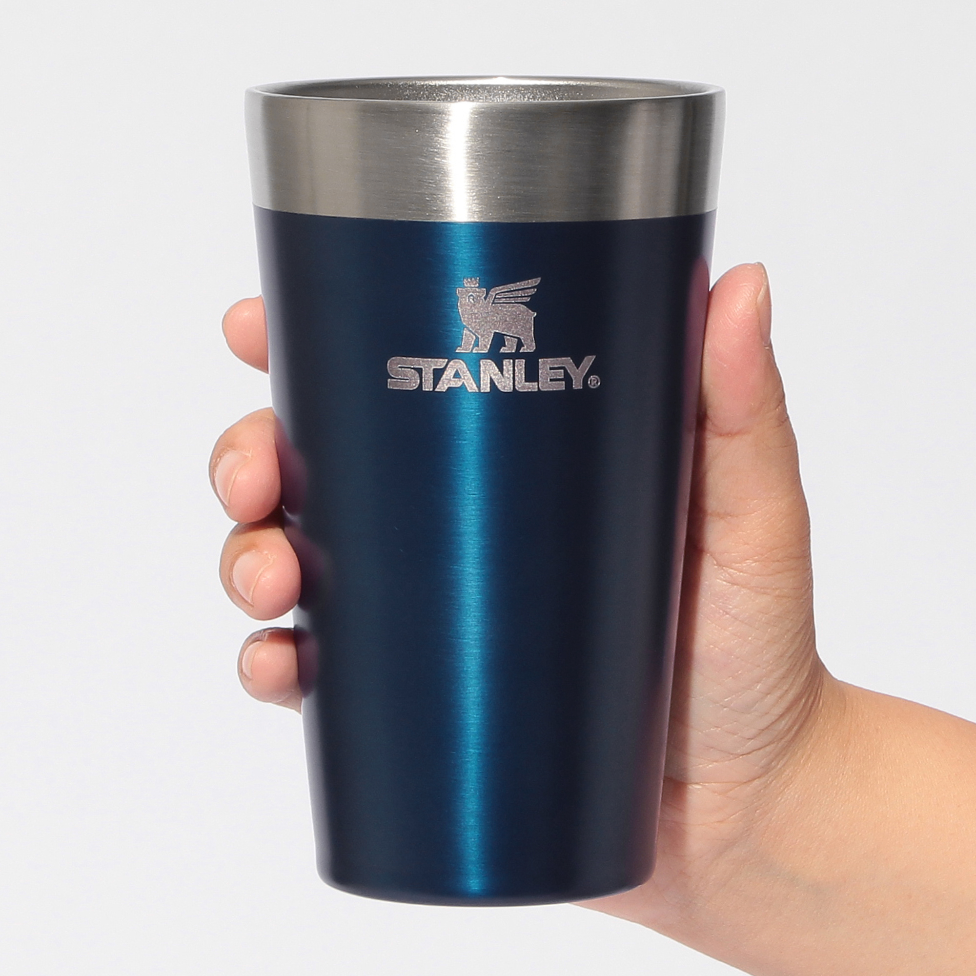 STANLEY スタッキングステンレスカップブルー473ml|マグカップ・グラス