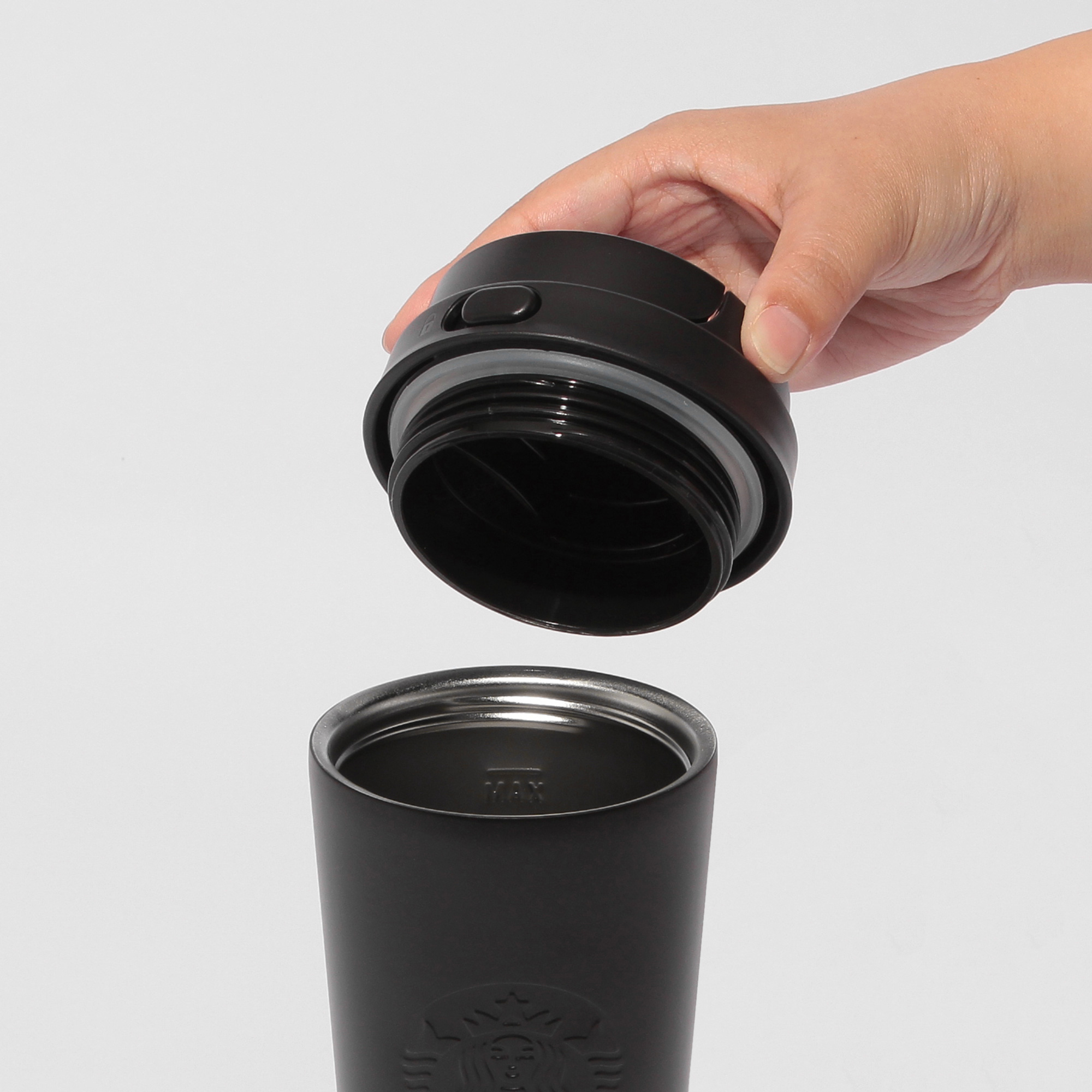 リサイクルステンレスTOGOボトルマットブラック473ml|ボトル|bottle