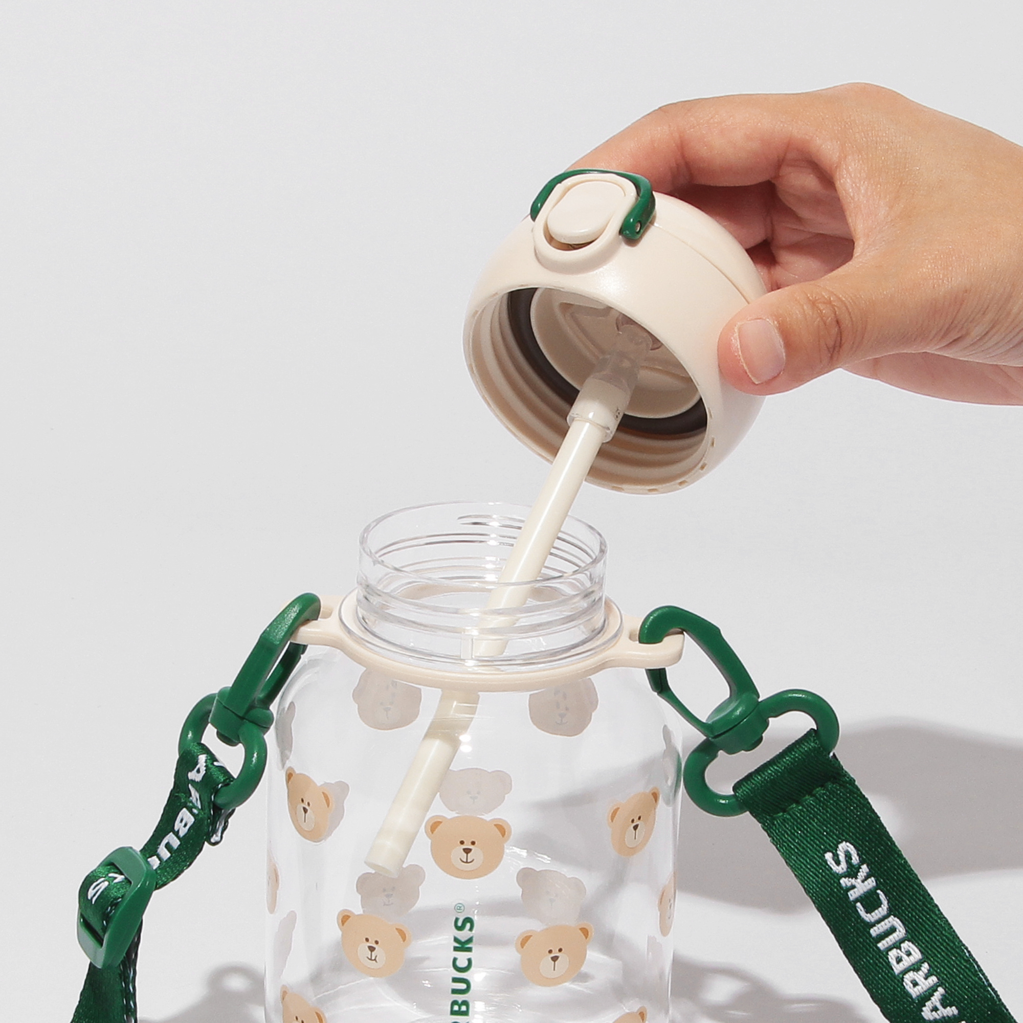 ストラップ付ストロータンブラーベアリスタ458ml|タンブラー|tumbler
