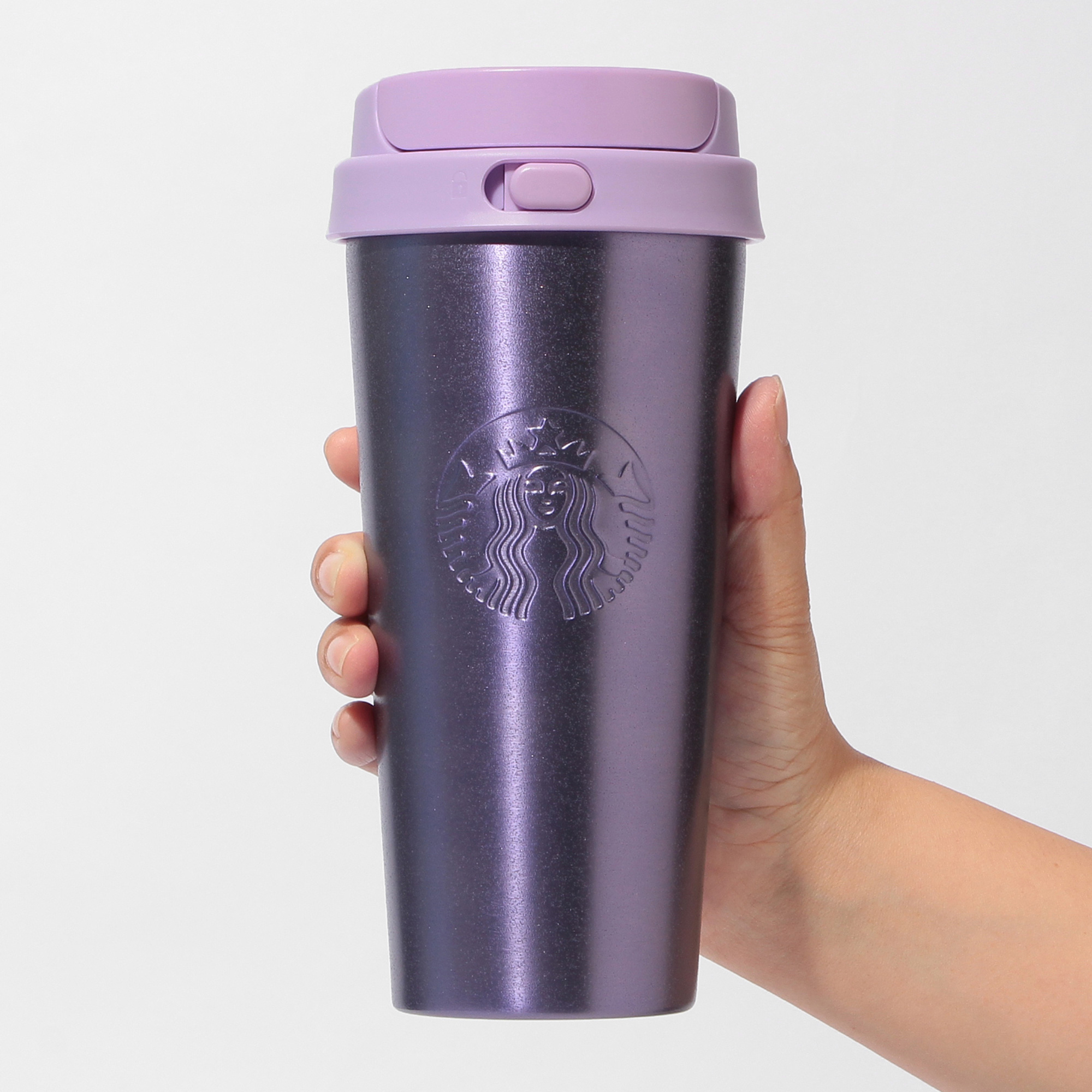 ステンレスTOGOボトルグリッターパープル473ml|ボトル|bottle