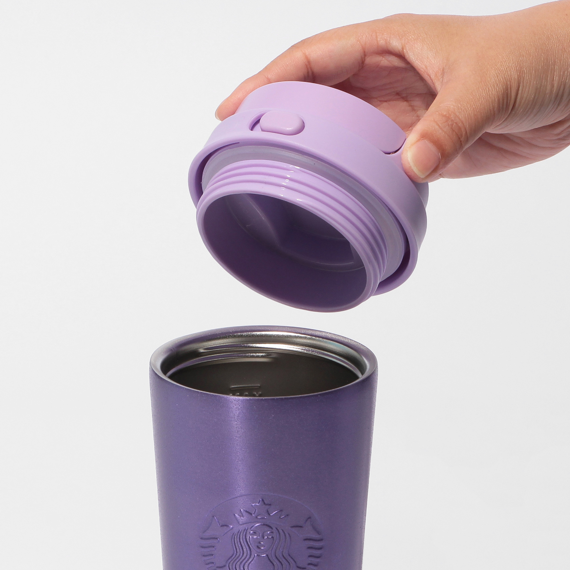 ステンレスTOGOボトルグリッターパープル473ml|ボトル|bottle