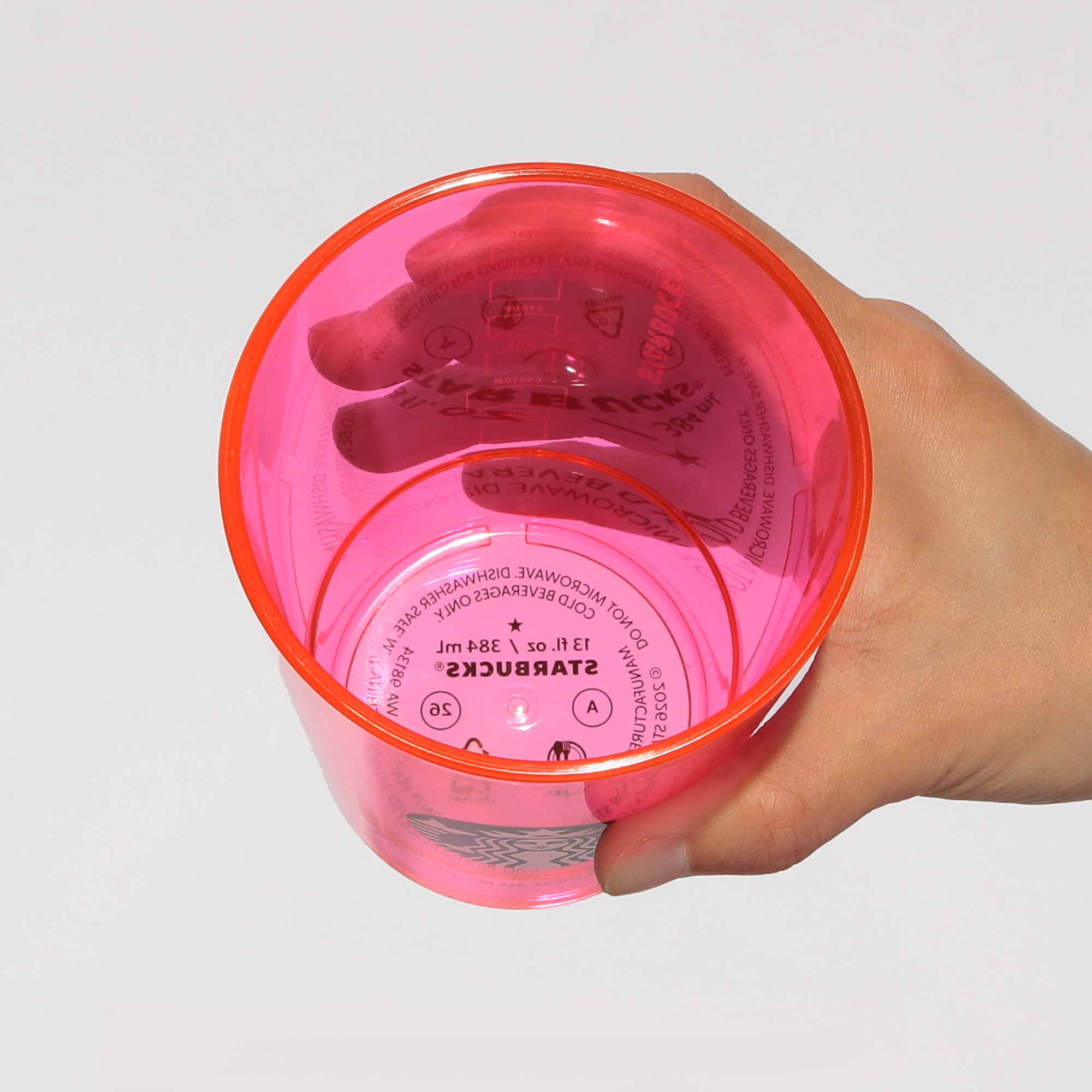 ロゴコールドカップピンク384ml|マグカップ・グラス|mugs-glasses