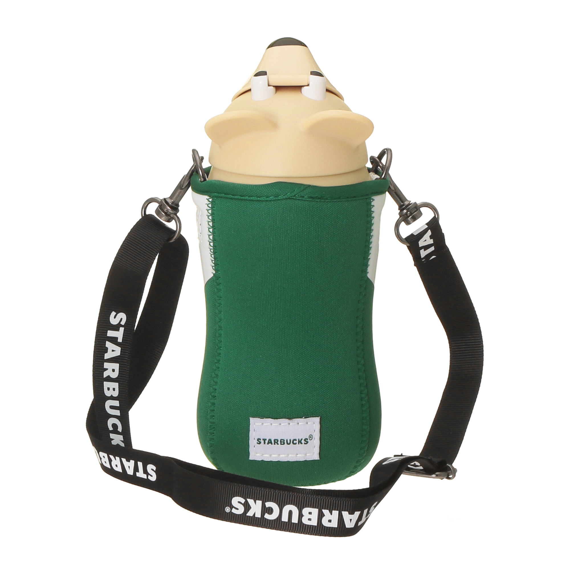 ストラップ付ステンレスストロータンブラーベア380ml|タンブラー