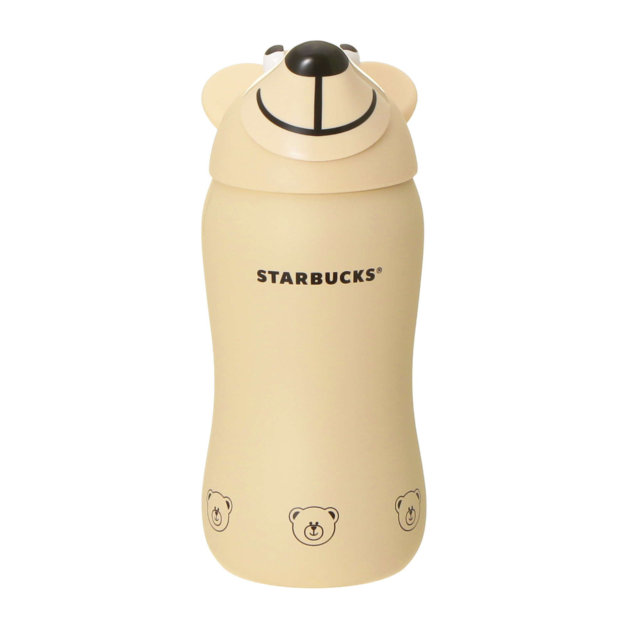ストラップ付ステンレスストロータンブラーベア380ml|タンブラー