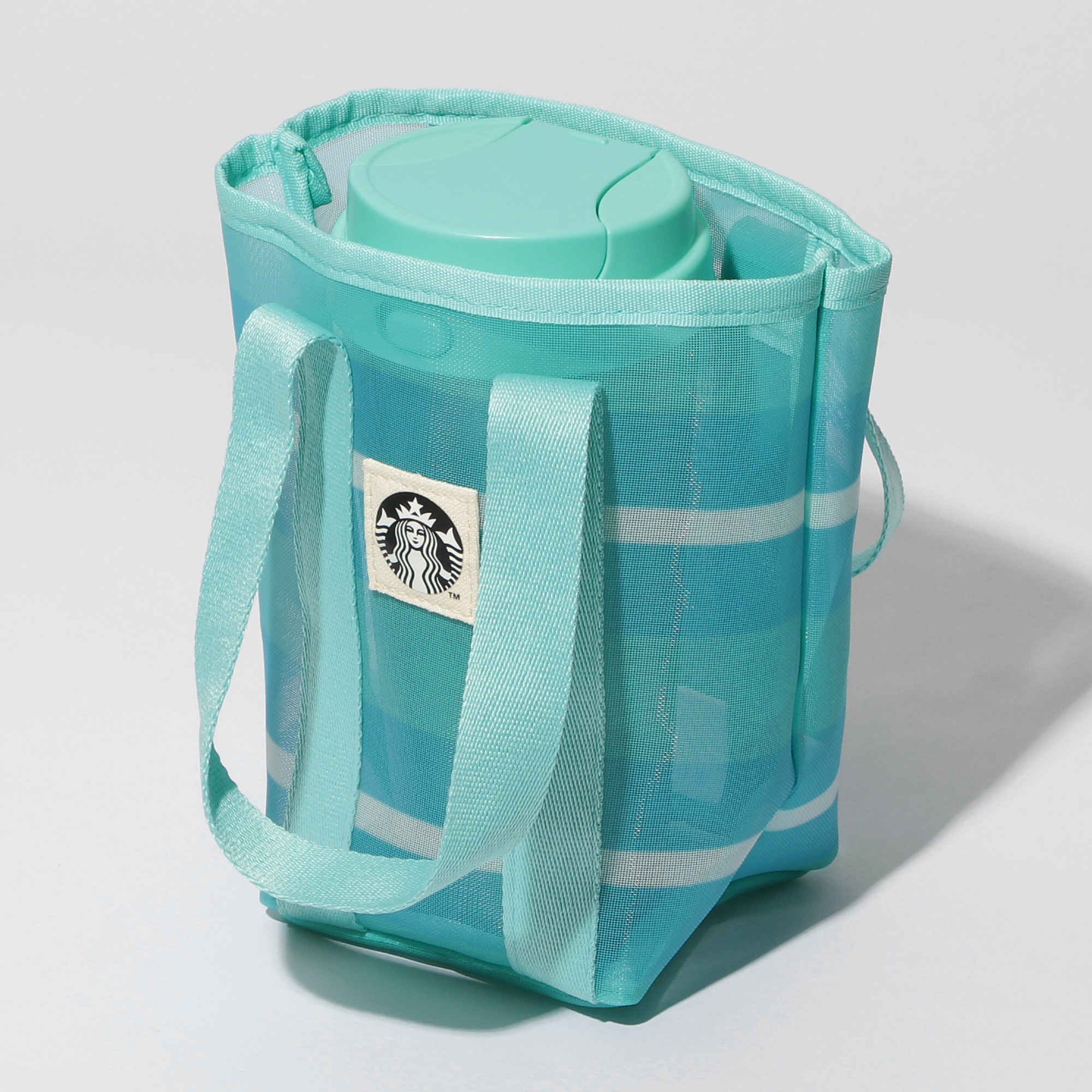 メッシュバッグスモールグリーン|グッズ|goods-main|スターバックス 
