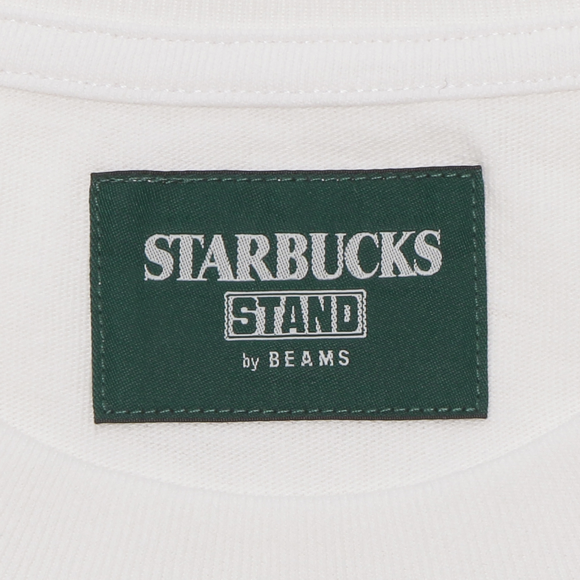 STARBUCKS STAND by BEAMS トミカ トラックプリントTシャツ B WHITE