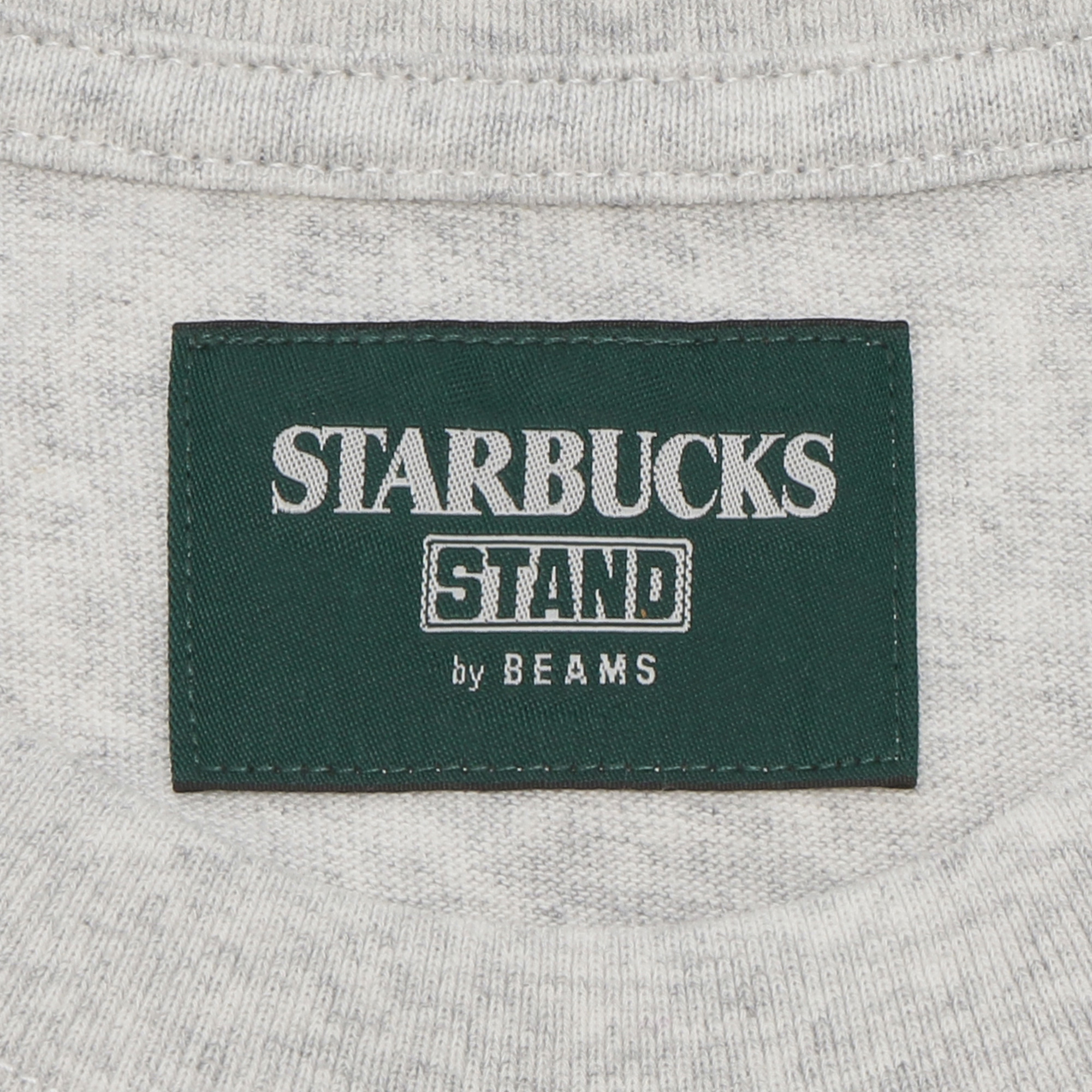 STARBUCKS STAND by BEAMS トミカ トラックプリントTシャツ B ASH GREY