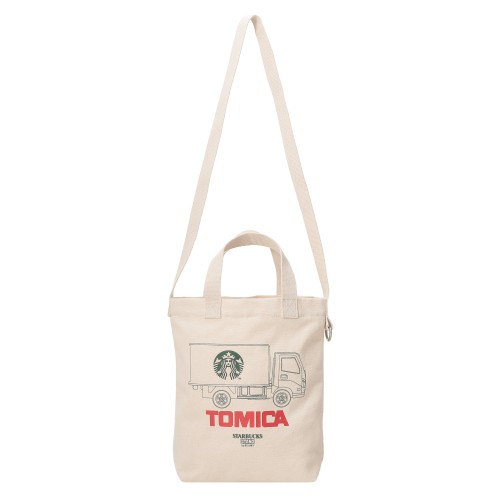 [3月27日10時発売]STARBUCKS STAND by BEAMS トミカ トラックプリントキッズトートバッグ
