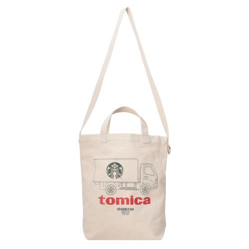 [3月27日10時発売]STARBUCKS STAND by BEAMS トミカ トラックプリントトートバッグ
