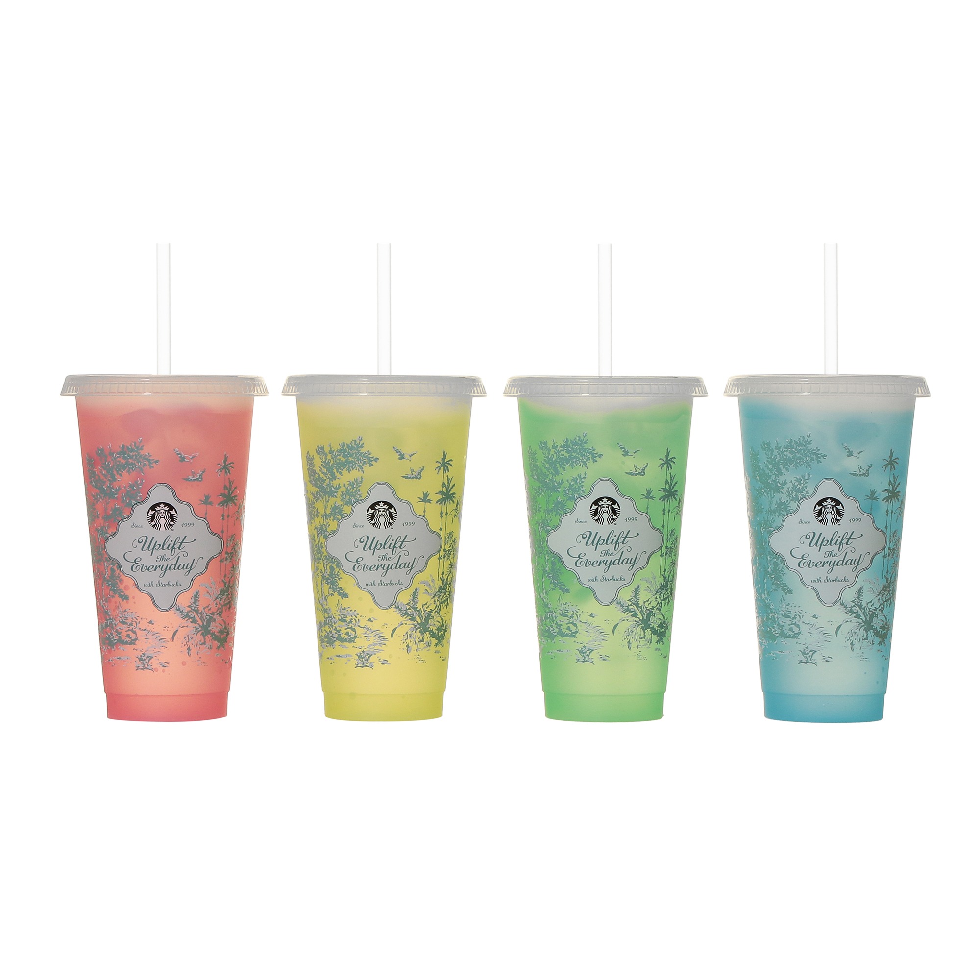 2026ミステリーカラーチェンジングリユーザブルコールドカップ710ml +
