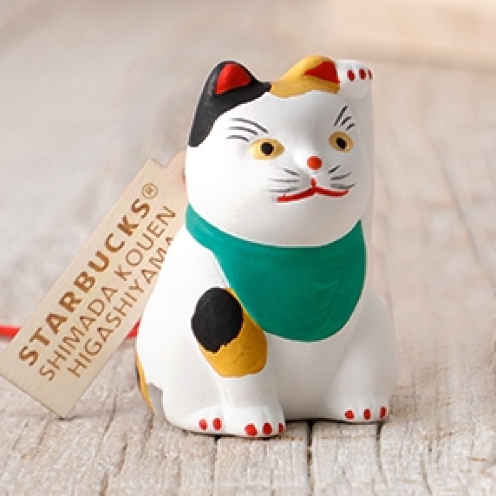 縁起物チャーム 招き猫土鈴ミケ（京都祇園ホテル店限定）