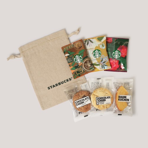 [3月12日20時オンラインストア発売]2種のクッキー&バウムクーヘン&スターバックス オリガミ® アソートセット