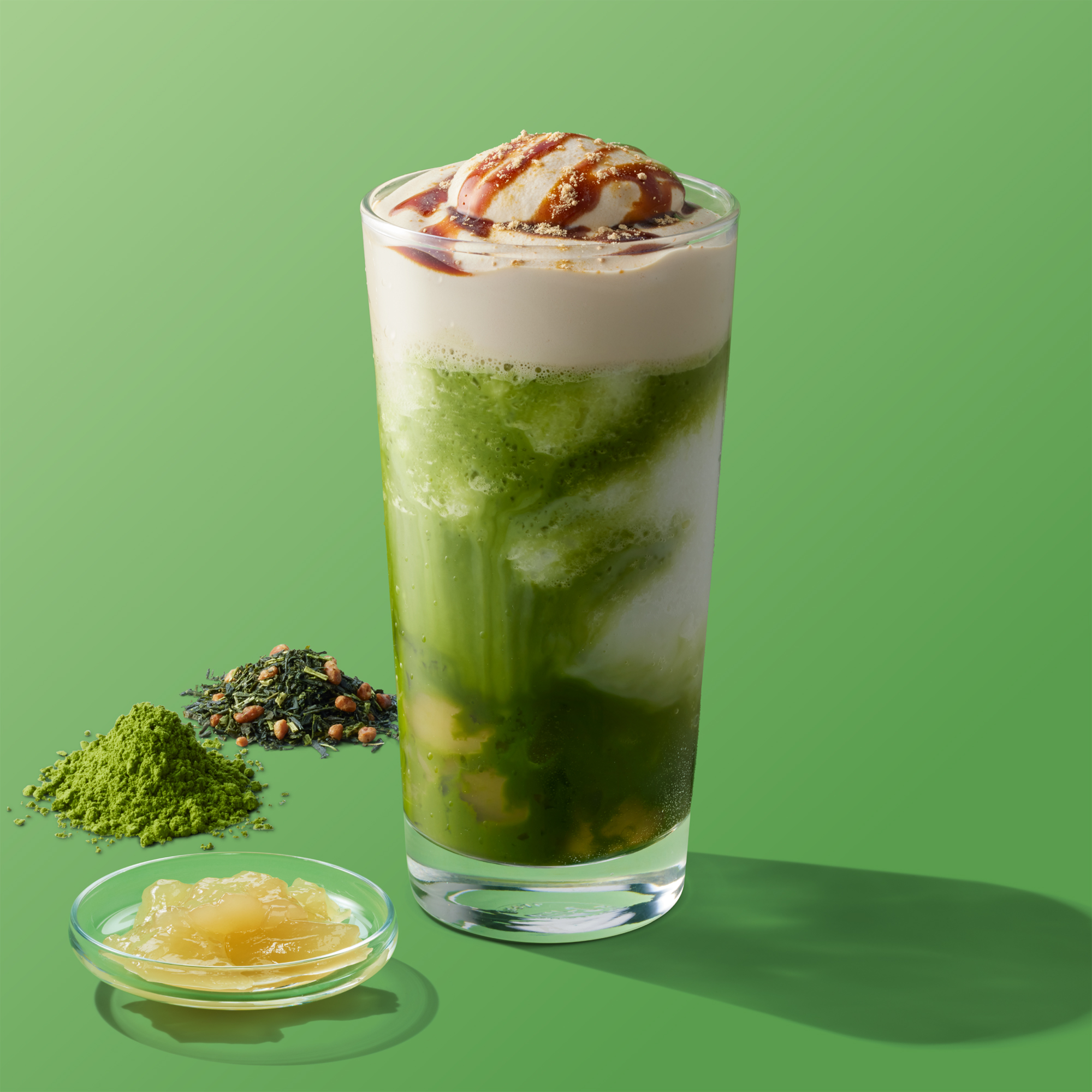 【スターバックス】煎茶抹茶 ティー フラペチーノ® わらび餅入り