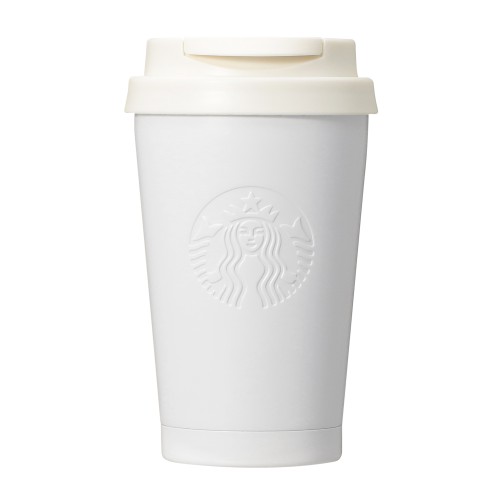 [5月11日オンラインストア発売]【名入れ専用】リサイクルステンレスTOGOタンブラーマットホワイト355ml