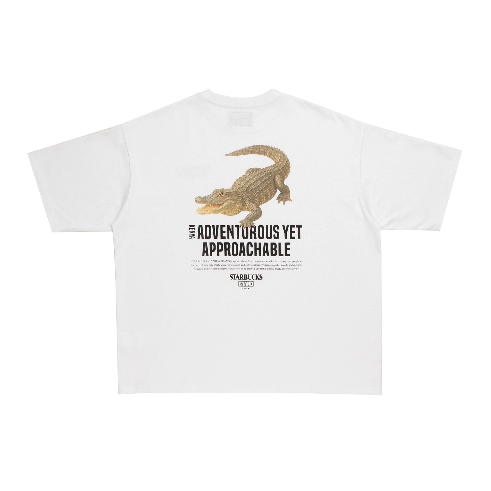 STARBUCKS STAND by BEAMS アニマルプリントTシャツ ナイル 