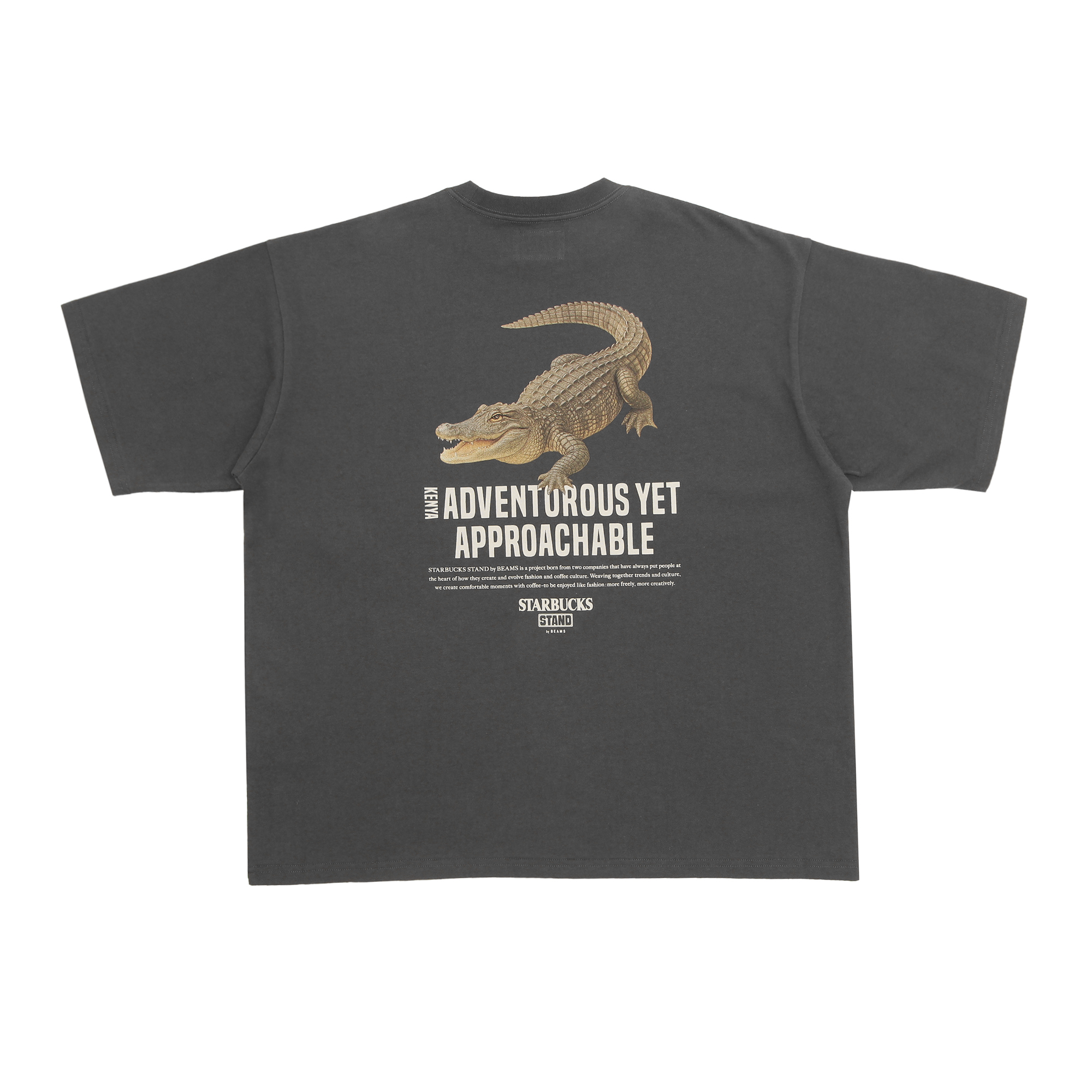 STARBUCKS STAND by BEAMS アニマルプリントTシャツ ナイル 