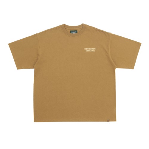 STARBUCKS STAND by BEAMS アニマルプリントTシャツ ジラフ ブラウン
