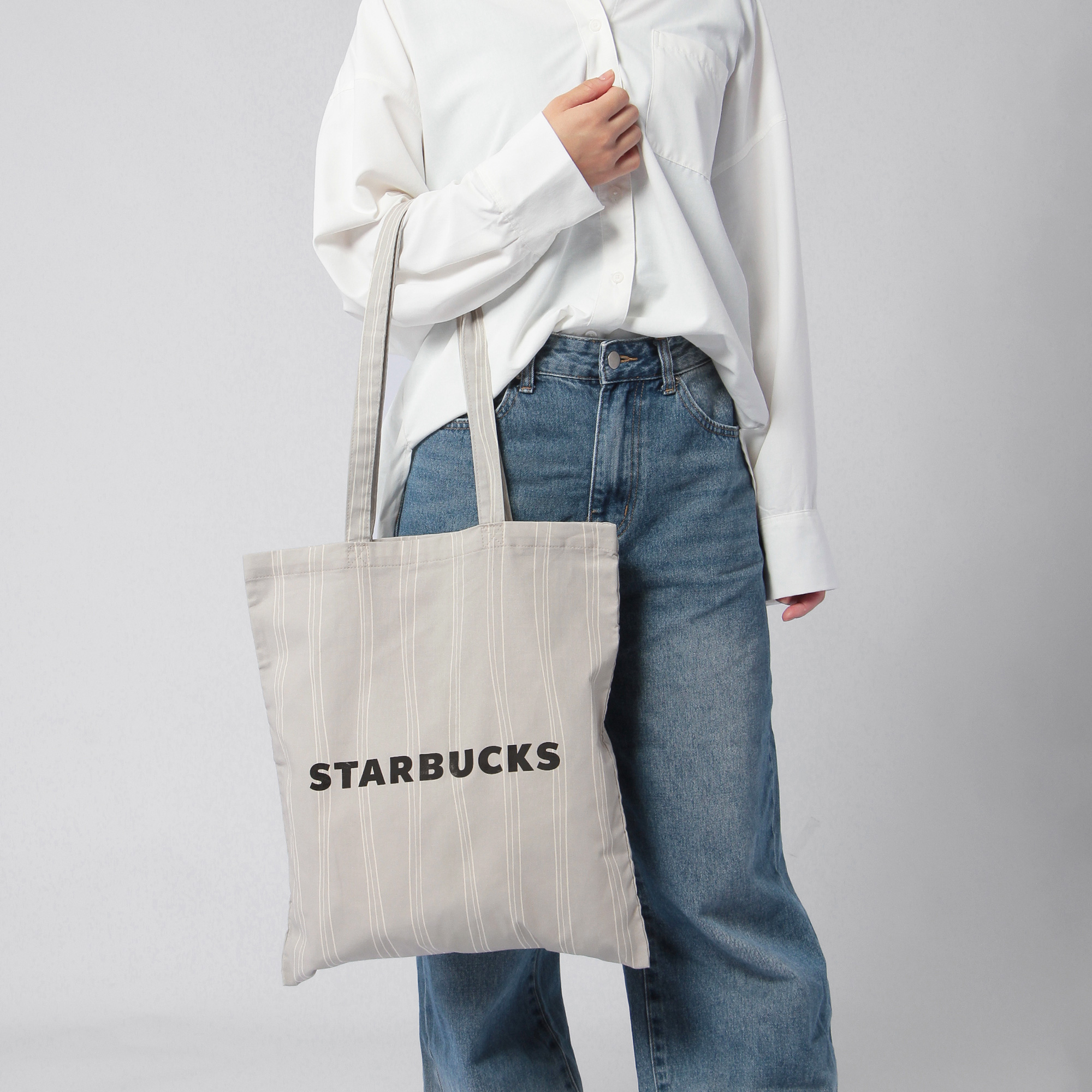 カジュアルトート ストライプ グレー|アパレル・小物|apparel