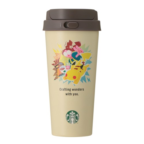 [9月30日オンラインストア発売]Pokémon + STARBUCKS ステンレス TOGO ボトル ピカチュウ 473ml