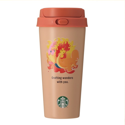 [9月30日オンラインストア発売]Pokémon + STARBUCKS ステンレス TOGO ボトル ヒトカゲ 473ml