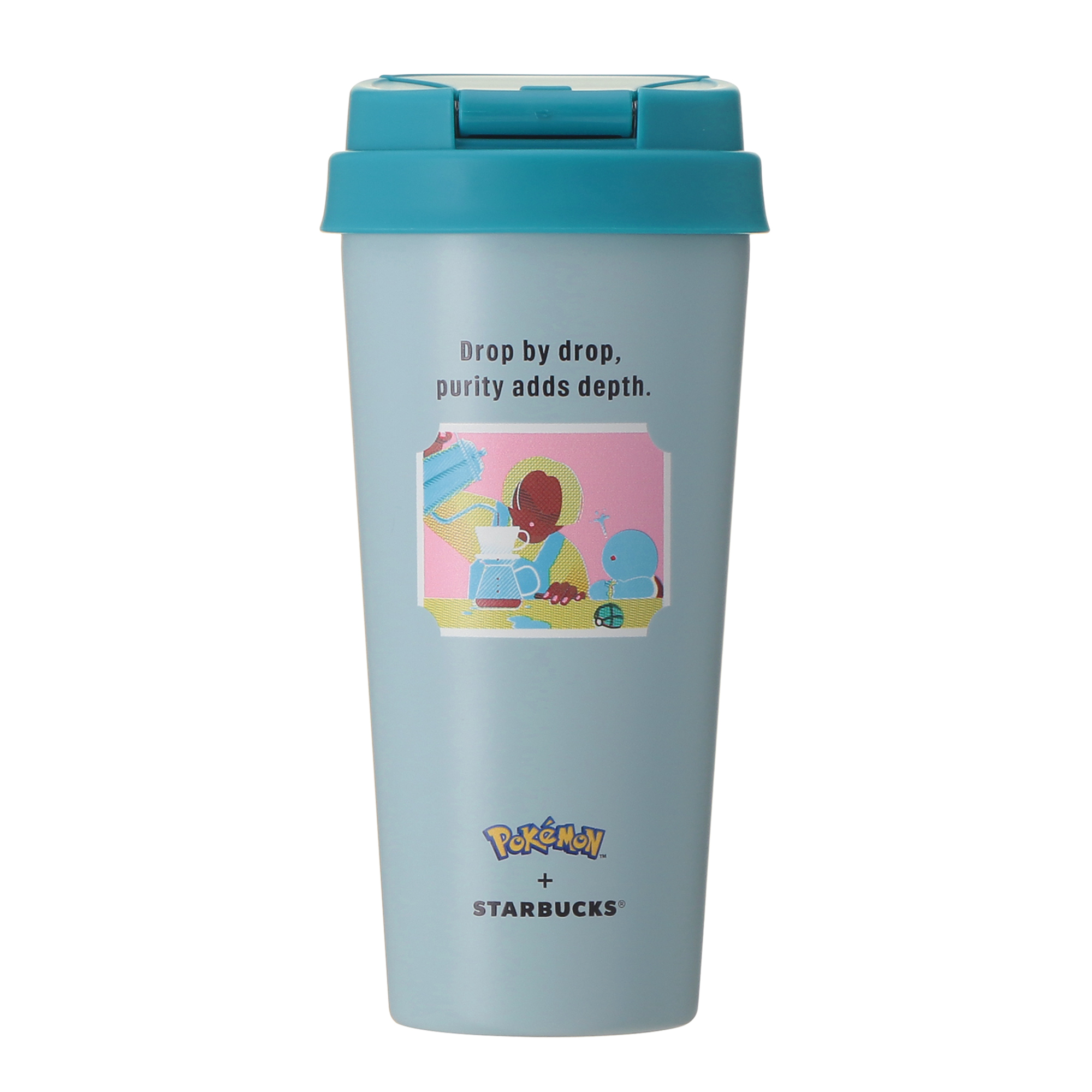 Pokémon + STARBUCKS ステンレス TOGO ボトル ゼニガメ 473ml|ボトル