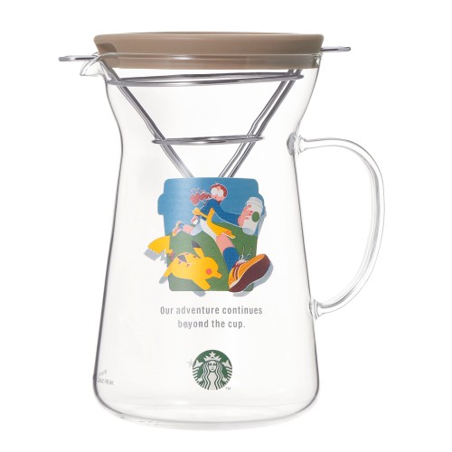 [9月30日オンラインストア発売]Pokémon + STARBUCKS グラスドリップコーヒーメーカー コーヒーアドベンチャー