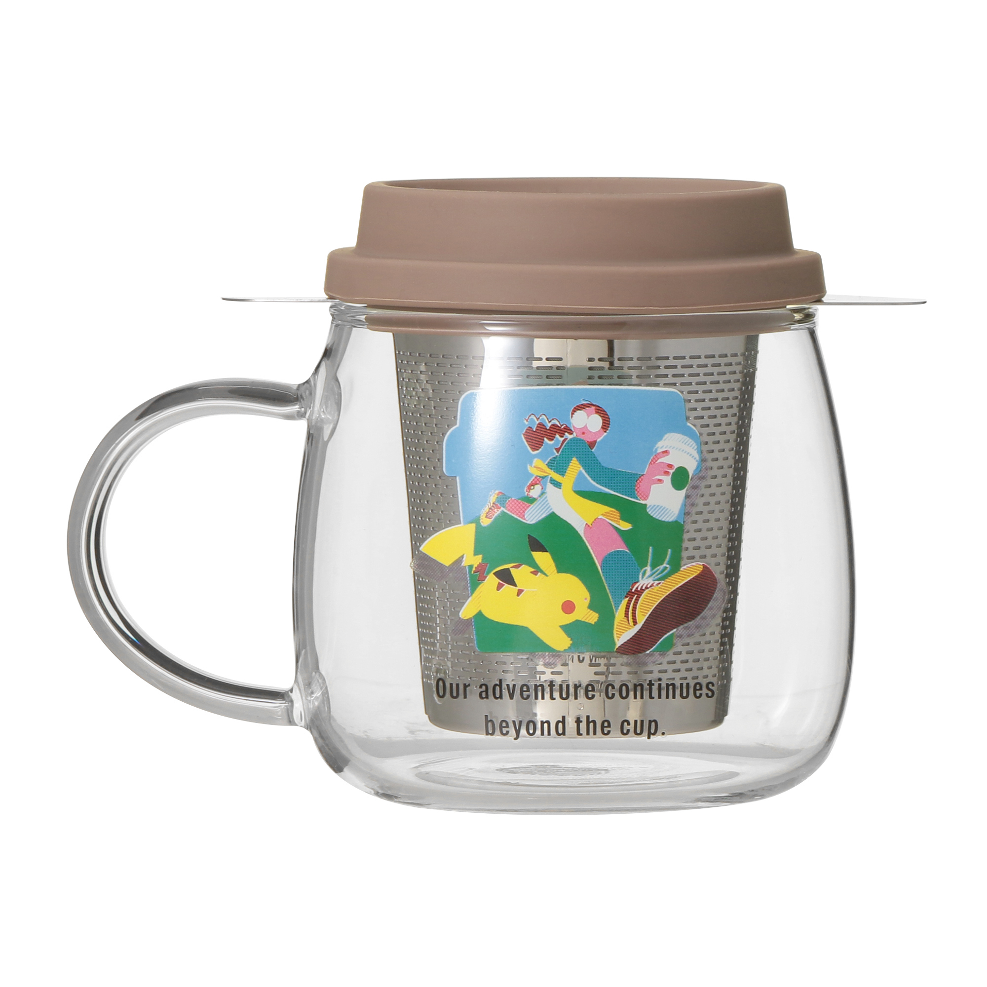Pokémon + STARBUCKS SSストレーナー付き耐熱グラスマグ コーヒー