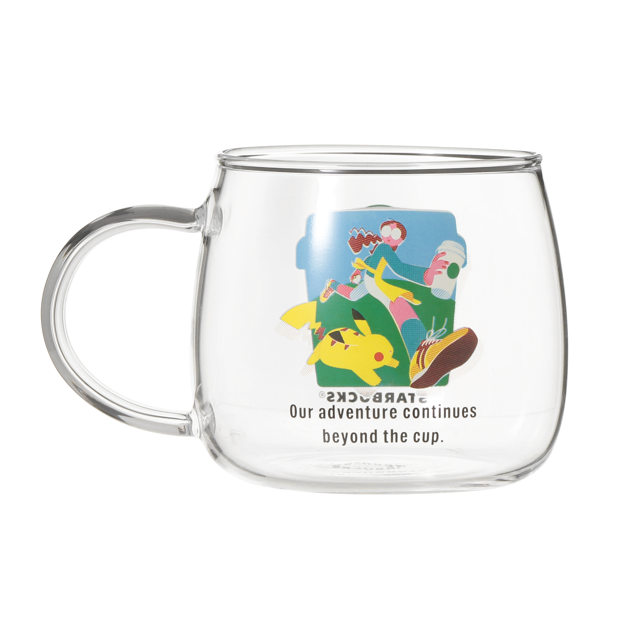 Pokémon + STARBUCKS SSストレーナー付き耐熱グラスマグ コーヒー