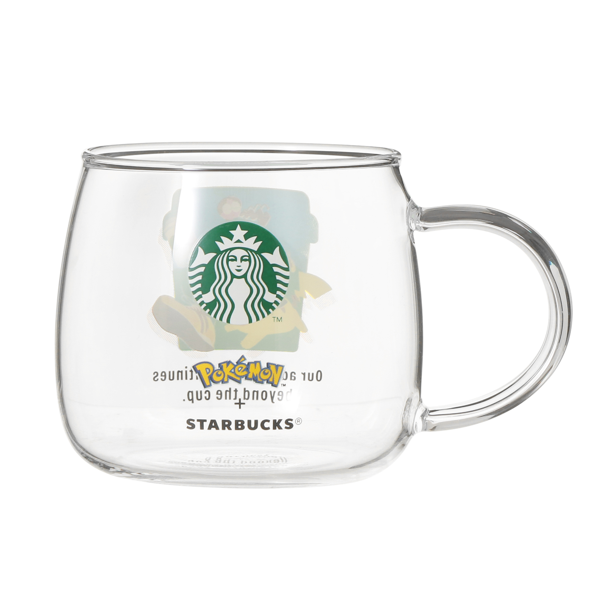 Pokémon + STARBUCKS SSストレーナー付き耐熱グラスマグ コーヒー