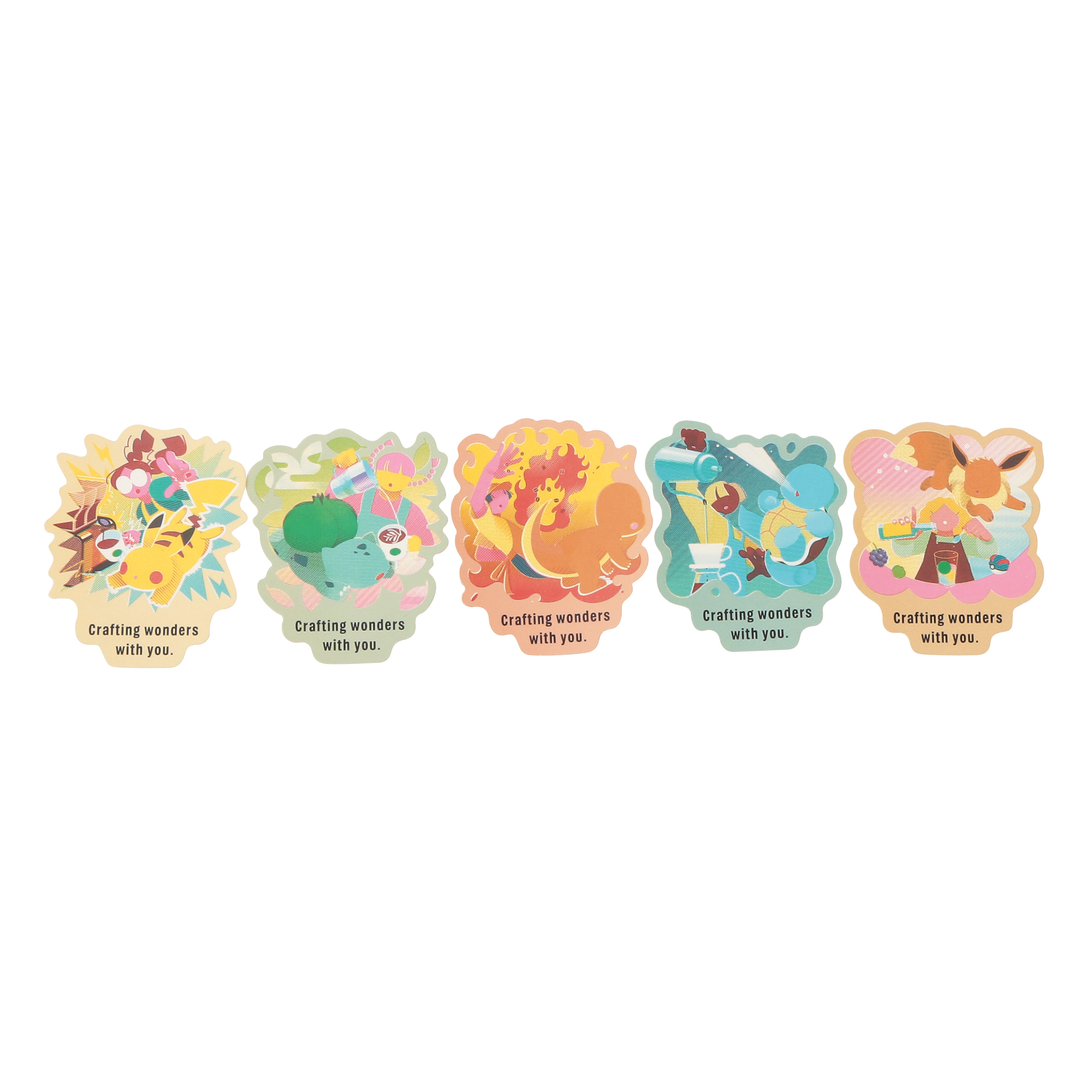 Pokémon + STARBUCKS アートステッカーセット|その他|other-goods