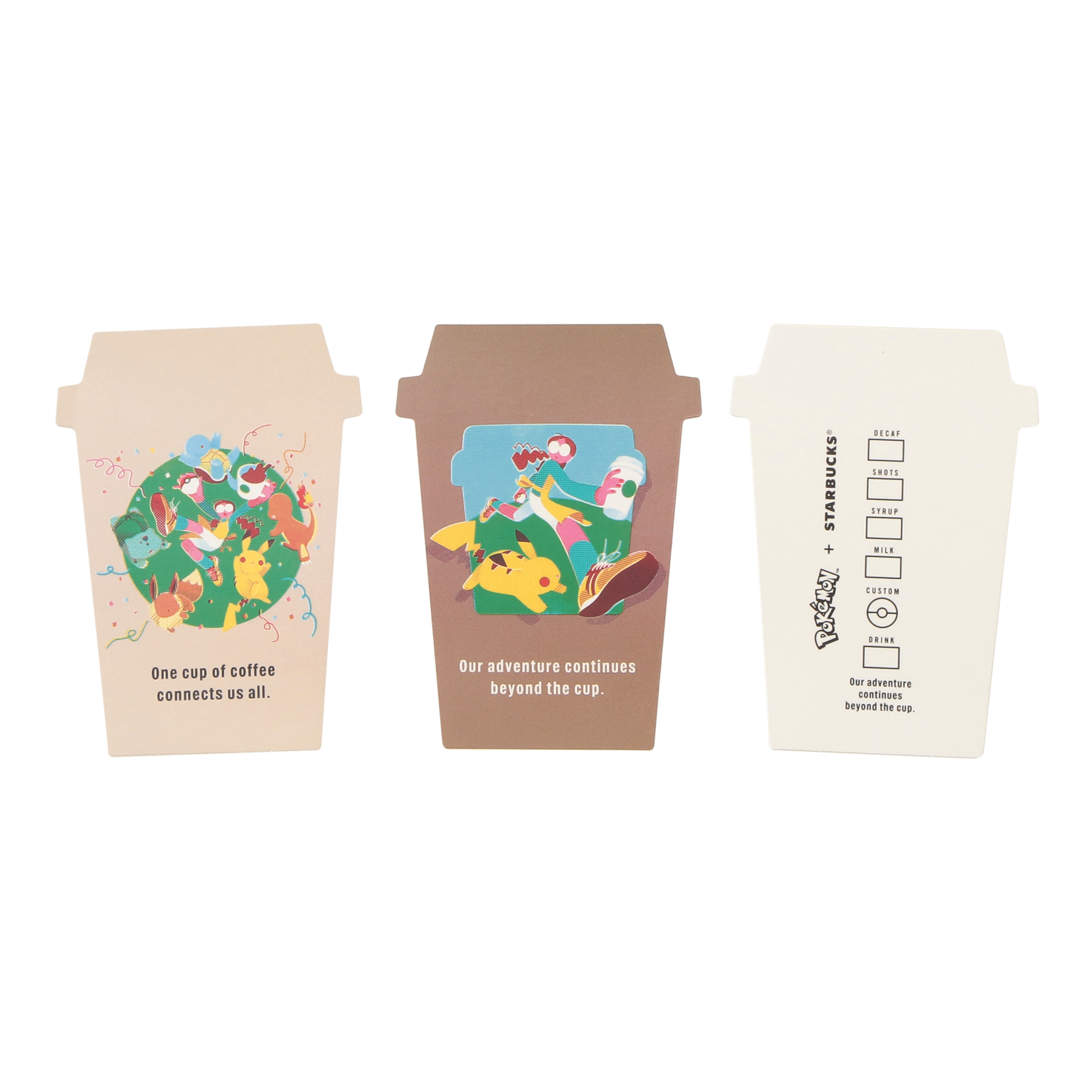 Pokémon + STARBUCKS アートステッカーセット|その他|other-goods