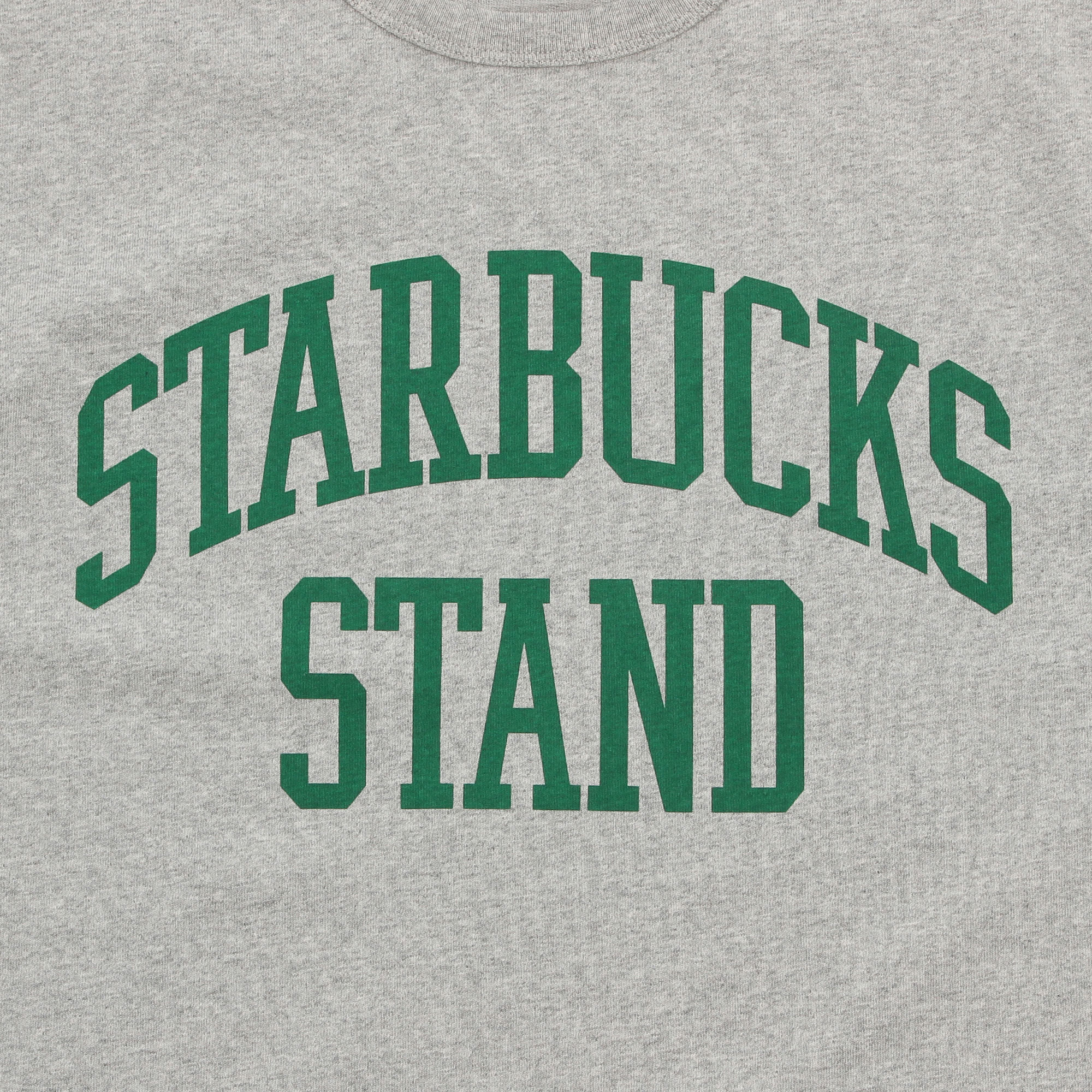 STARBUCKS STAND by BEAMS Champion ヘビーウェイトTシャツ グレー