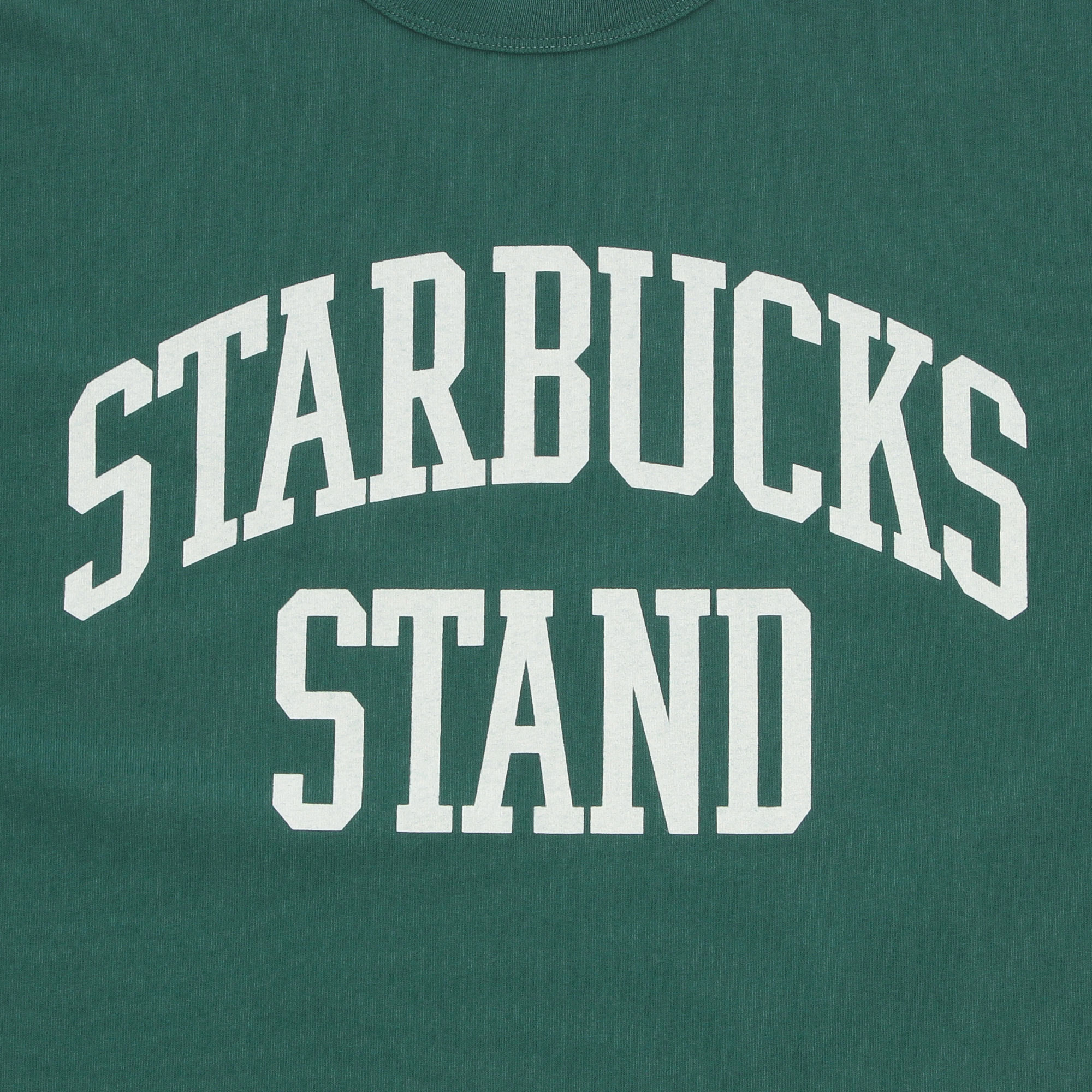 STARBUCKS STAND by BEAMS Champion ヘビーウェイトTシャツ グリーン