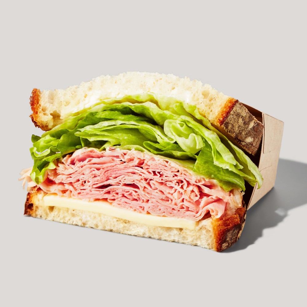ハム&チーズ 石窯カンパーニュサンド