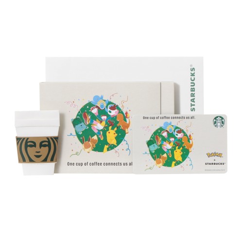 [9月30日オンラインストア発売]Pokémon + STARBUCKS スターバックス カード ギフト コーヒーコネクション
