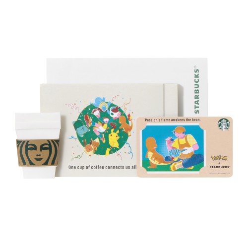 [9月30日オンラインストア発売]Pokémon + STARBUCKS スターバックス カード ギフト ヒトカゲ