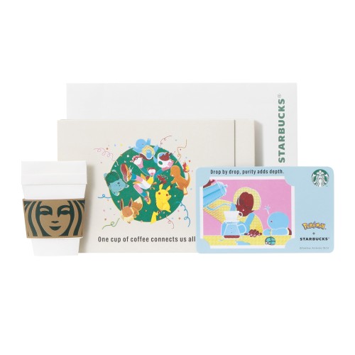 [9月30日オンラインストア発売]Pokémon + STARBUCKS スターバックス カード ギフト ゼニガメ
