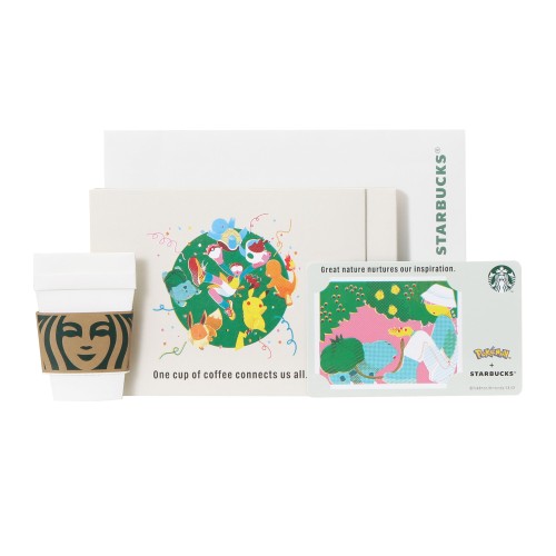 [9月30日オンラインストア発売]Pokémon + STARBUCKS スターバックス カード ギフト フシギダネ