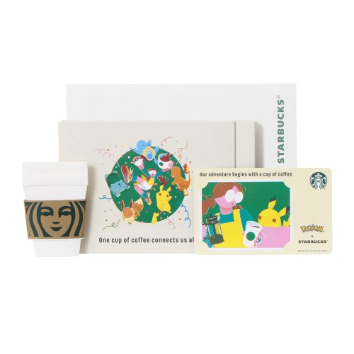 [9月30日オンラインストア発売]Pokémon + STARBUCKS スターバックス カード ギフト ピカチュウ