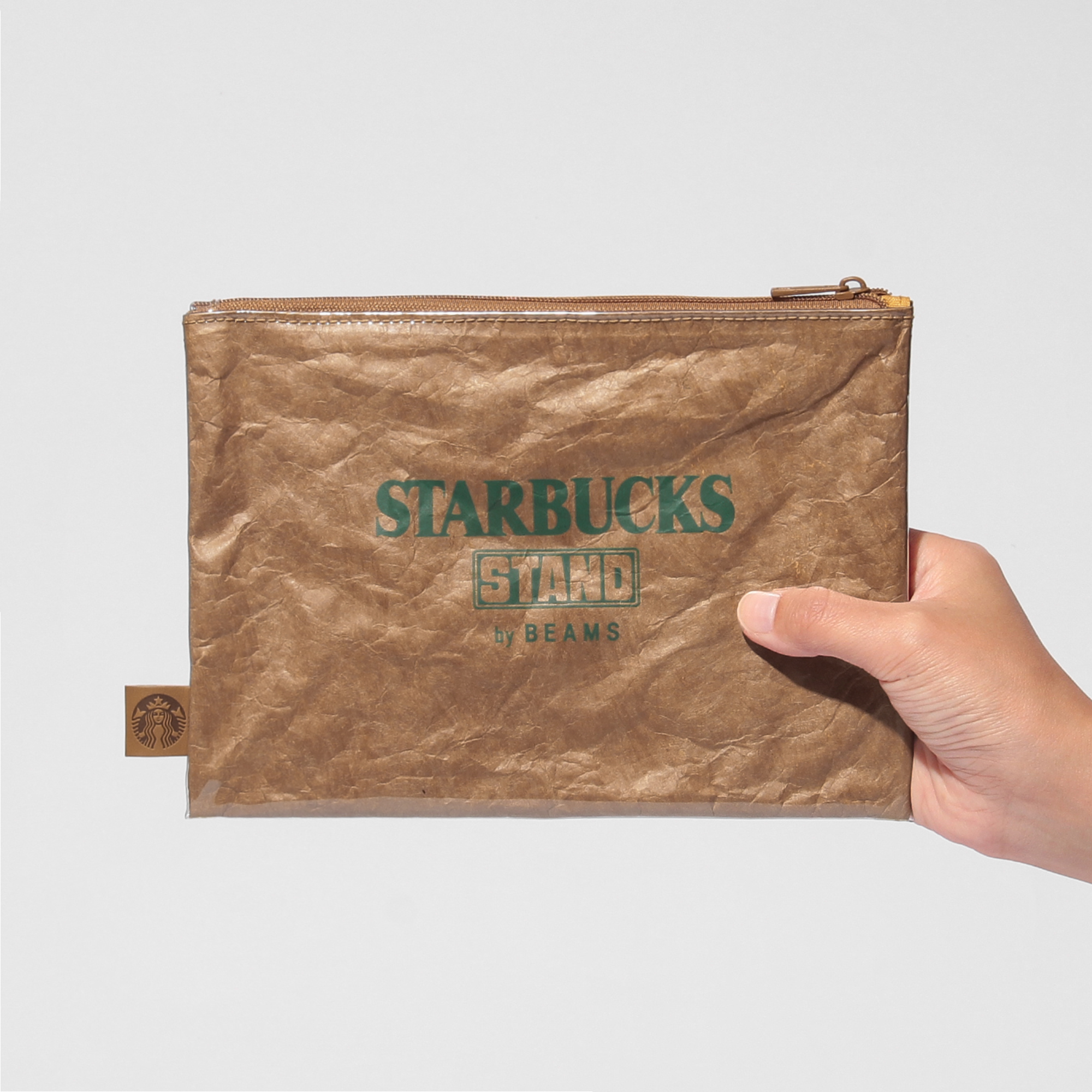【新品】Starbucks スターバックス ポーチ 星柄 チャーム付き STARBUCKS STAND by BEAMS PVC ポーチ|アパレル・小物|apparel