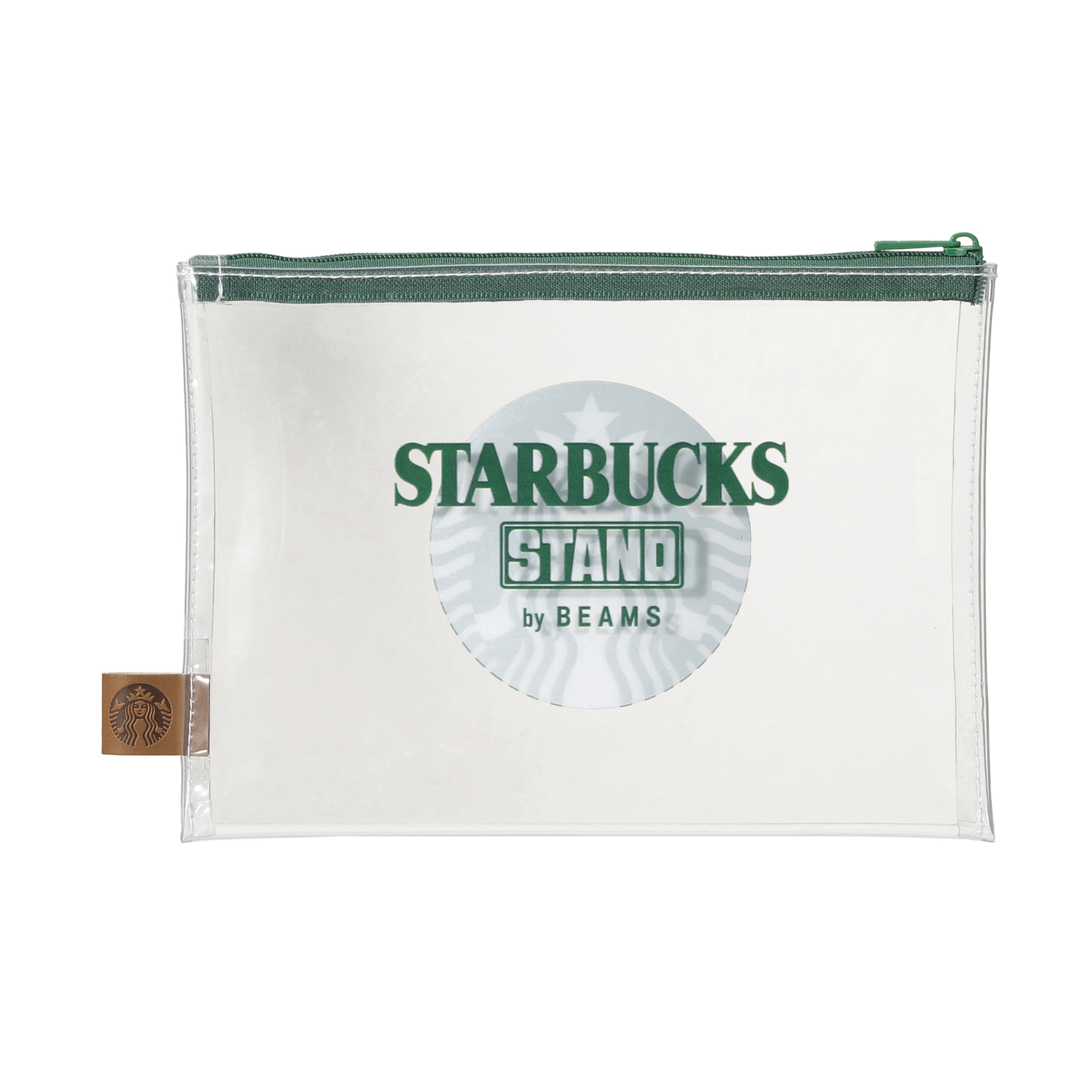 【新品】Starbucks スターバックス ポーチ 星柄 チャーム付き STARBUCKS STAND by BEAMS PVC ポーチ クリア|アパレル・小物|apparel