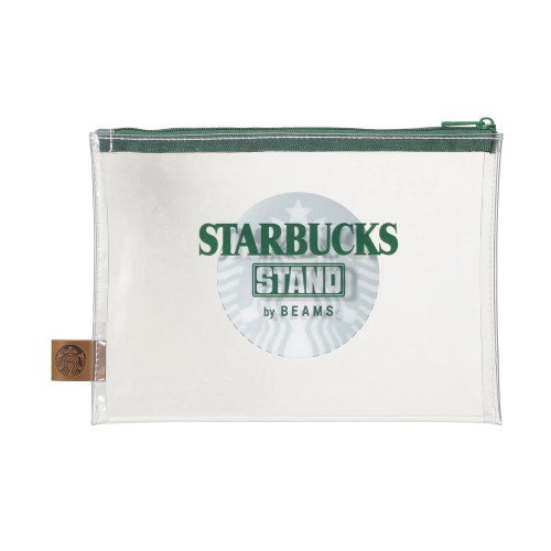 [9月18日10時発売]STARBUCKS STAND by BEAMS PVC ポーチ クリア