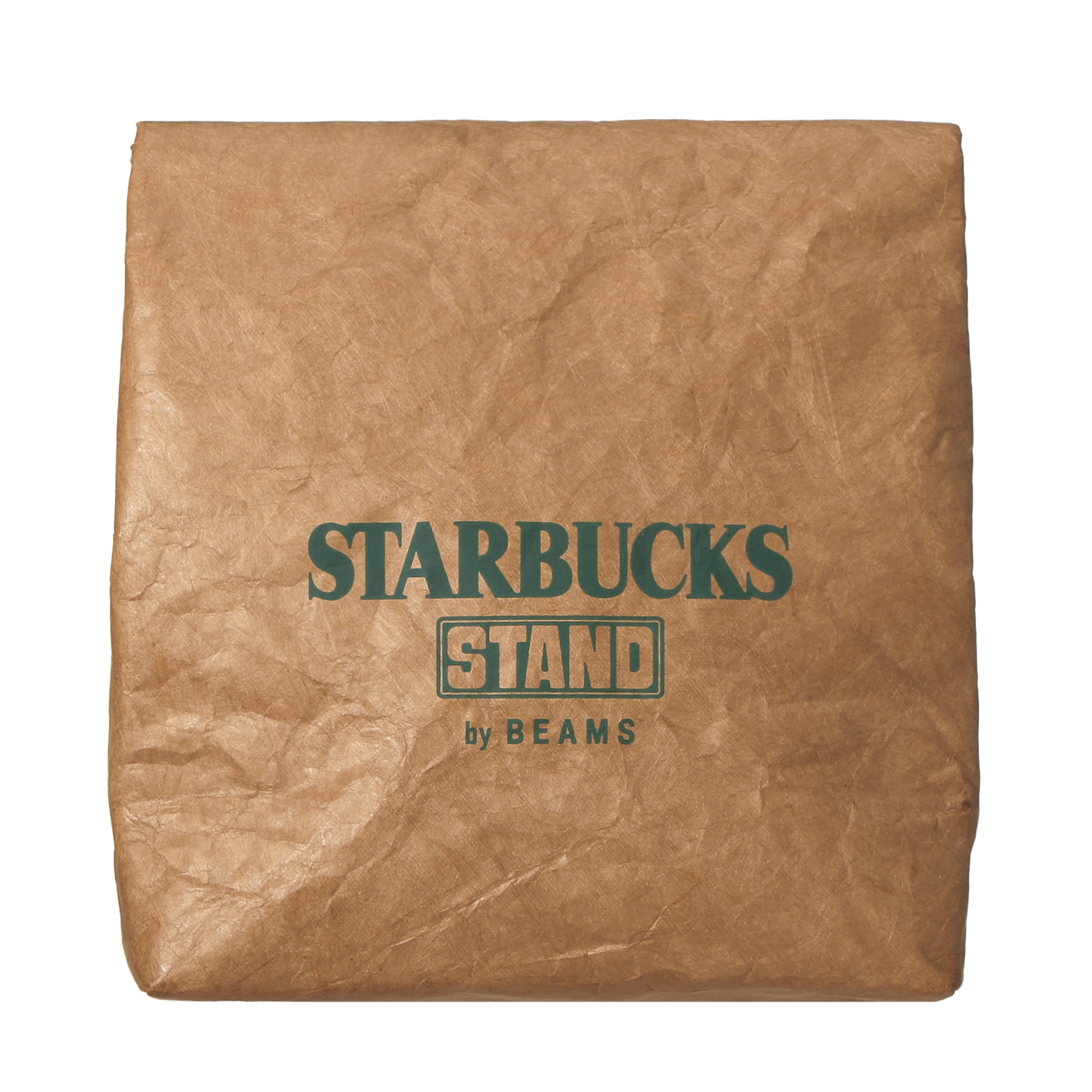 Starbucksの袋 STARBUCKS STAND by BEAMS クラフトペーパー保冷バッグ|アパレル・小物