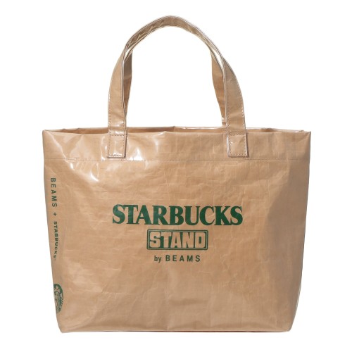 [9月18日10時発売]STARBUCKS STAND by BEAMS LOGO PVC ショッパートート S